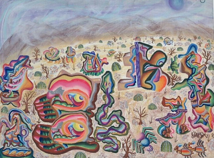 Abstractive Desert Mirage